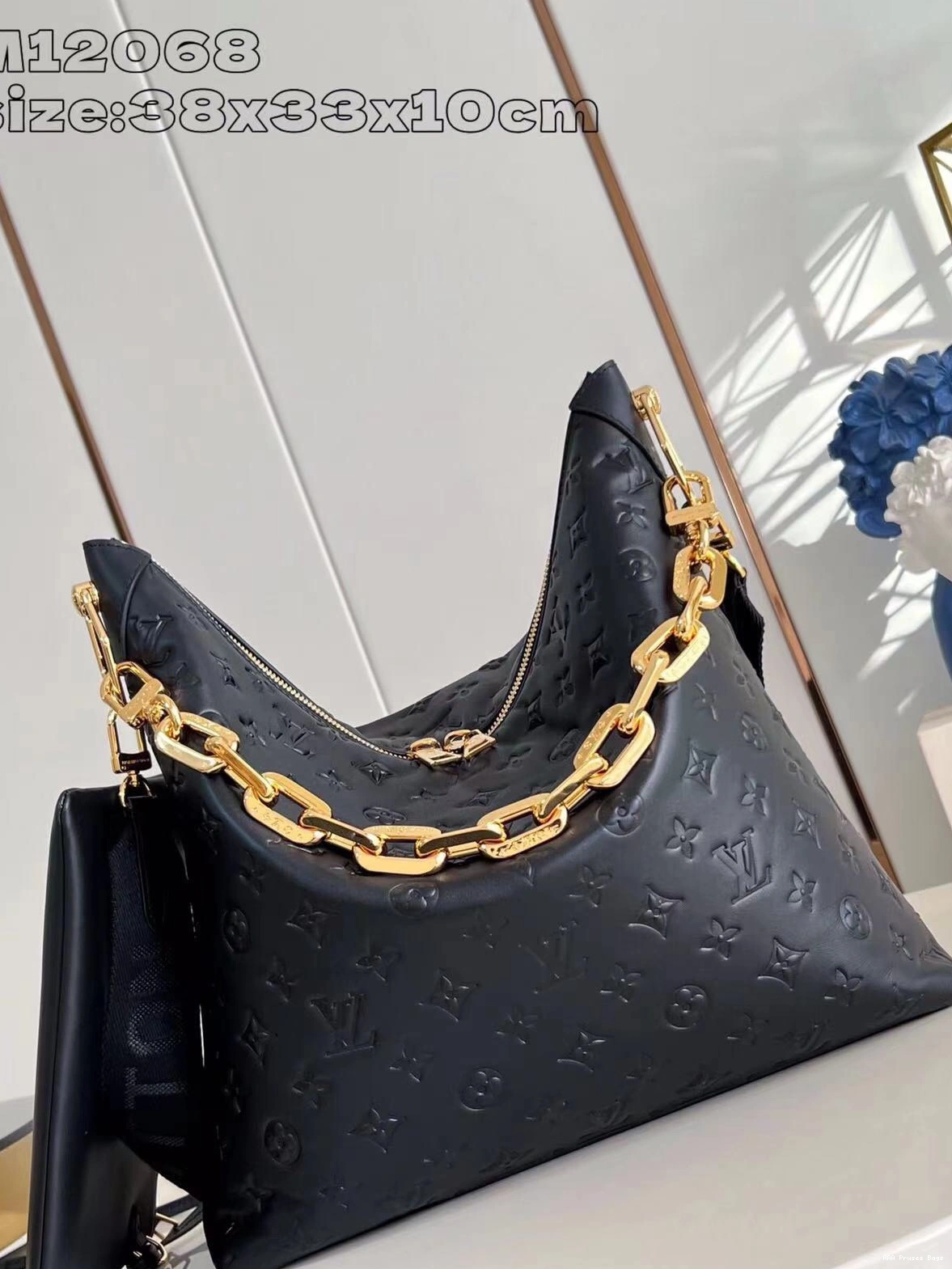 AAA Replica Ru VUITTON LOUIS HOBO COUSSIN MM 0823